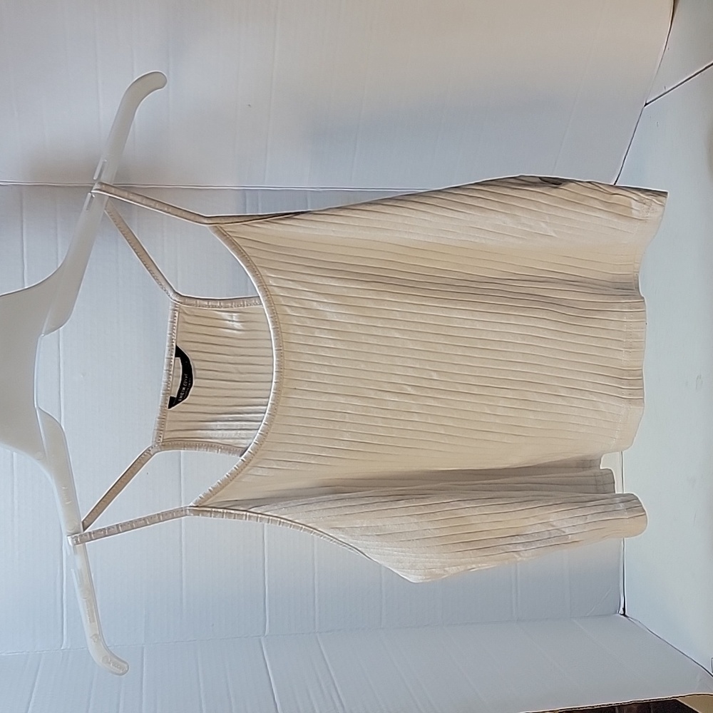 Shein curve tank top white